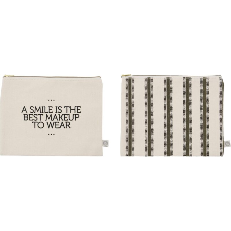 CANVA - Snyrtitöskur, off-white sett
