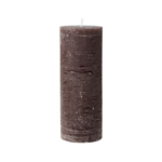 RUSTIC - Kubbakerti, chocolate d:6,8cm, h:18cm