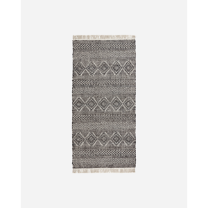 ETHNIC - Motta, svört/hvít 200x90cm