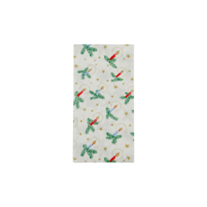 Servéttupakki  Xmas gold/green íla 12pk