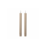 PONZA - LED stjakakerti, beige 2stk