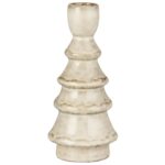 Tré kertastjaki - brúnn, 16cm