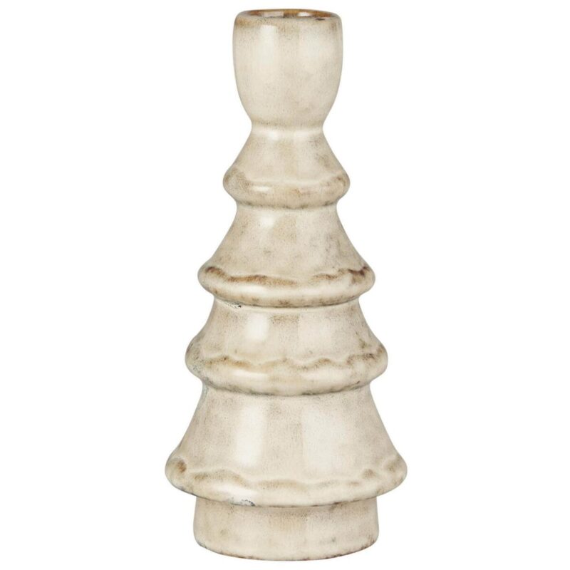 Tré kertastjaki - brúnn, 16cm