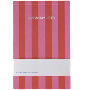 A. Journal - Notepad,  rendur pink/red
