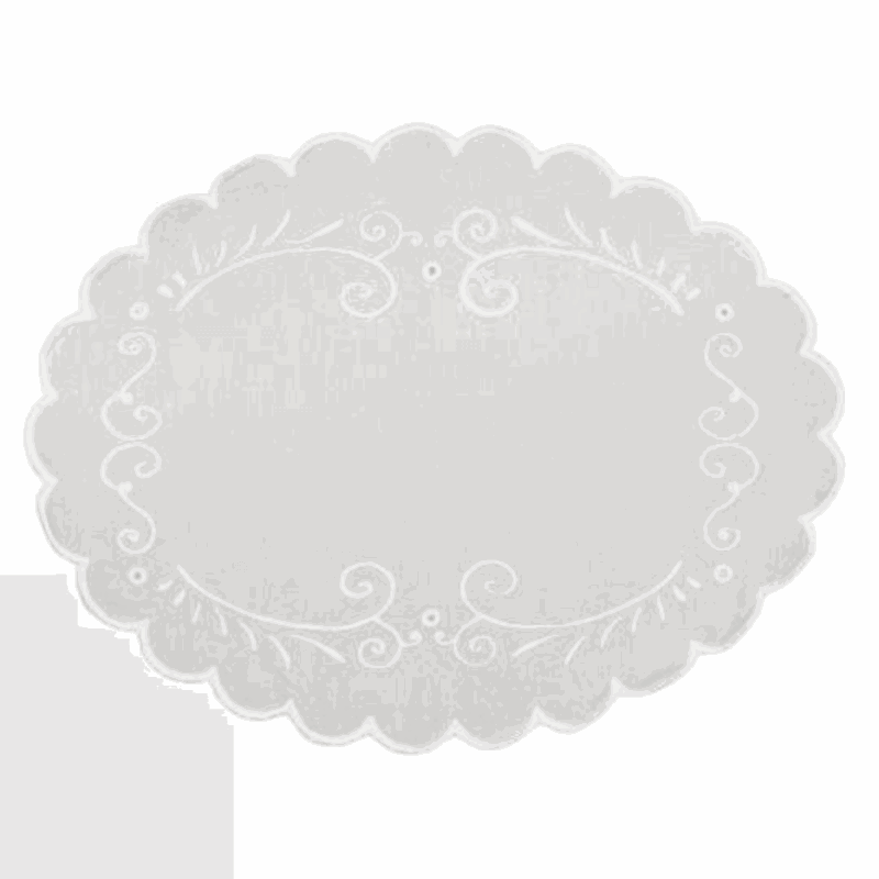 Oval tau servíetta, 22.5x30cm