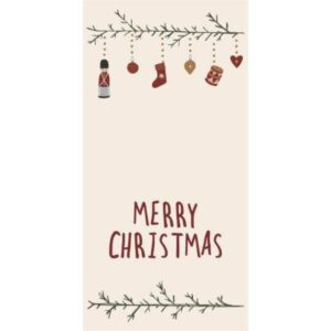 Servíettur - Merry Christmas, 16stk