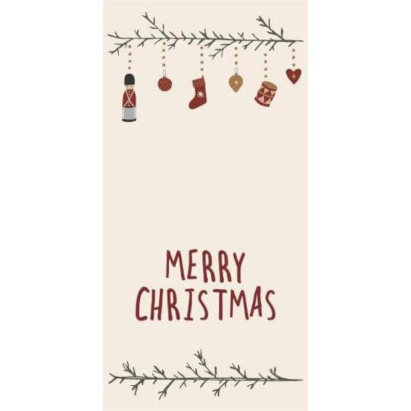 Servíettur - Merry Christmas, 16stk