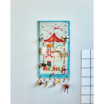 Jóladagatal hringe,h:90 d:50cm