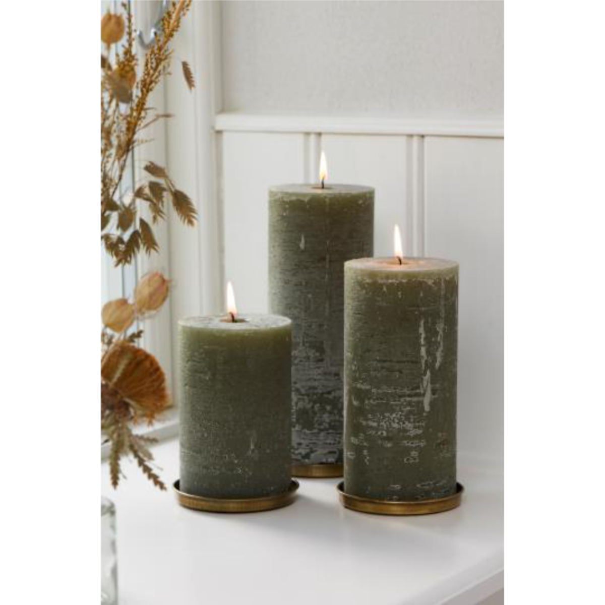 RUSTIC - Kubbakerti, olive green, 20x9.6cm - Image 2