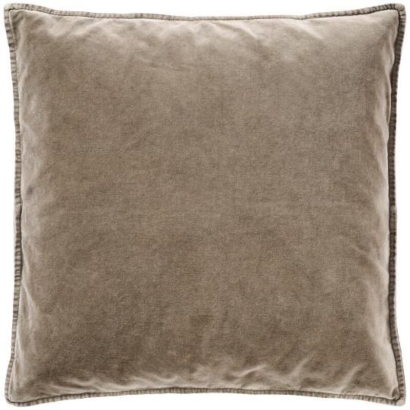 Velúr púði - linen, 50cm