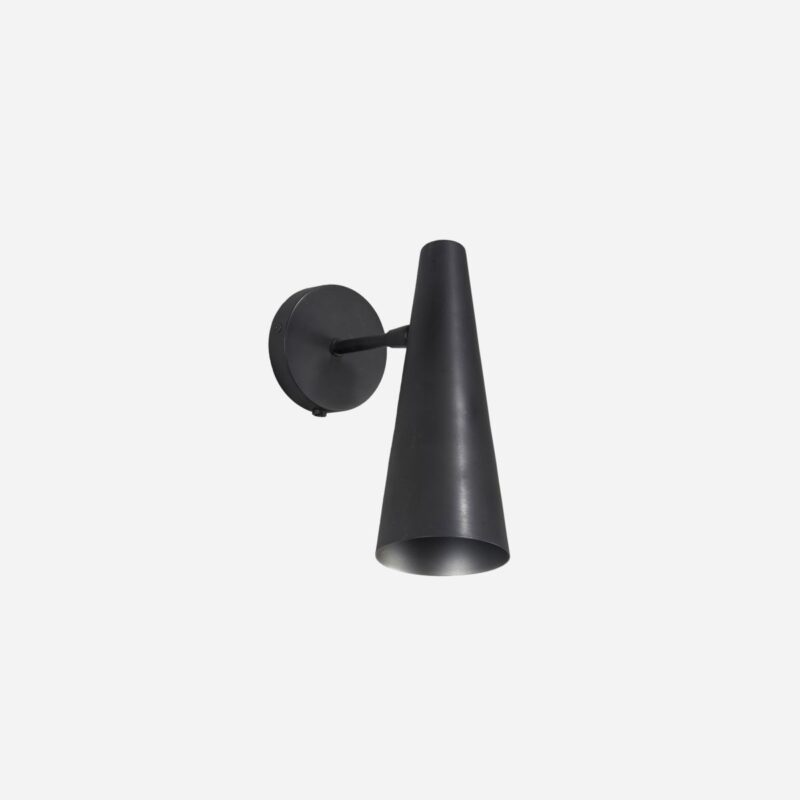 PRECISE - svart veggljós, 21cm