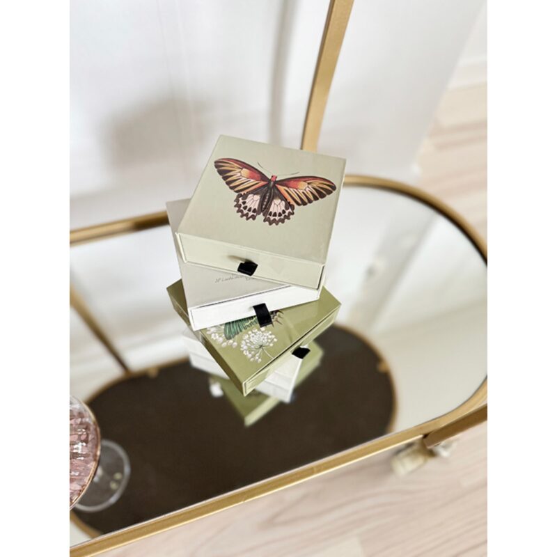 BUTTERFLY - Glasamottur, 4stk - Image 2