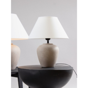 LILLY - Borðlampi m/ skermi, beige 41cm