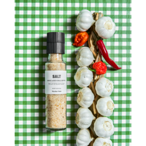 Salt - Hvítlaukur & Rauður Chilli Pipar