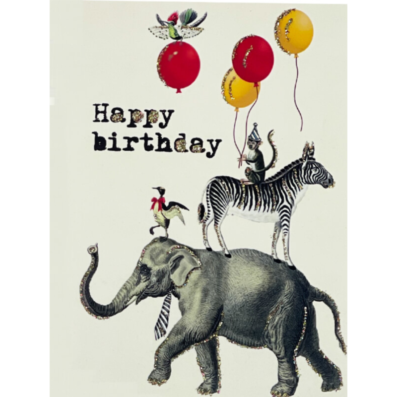 Kort - "Happy birthday"