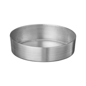 Kertabakki m/kant,i silfur 6cm