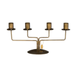 Kertastjaki f/ 4 kerti - brass, 14.2cm
