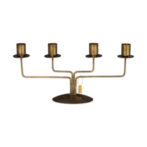 Kertastjaki f/ 4 kerti - brass, 14.2cm