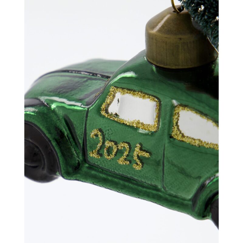 2025 bíll - jólatrésskraut, grænn - Image 2