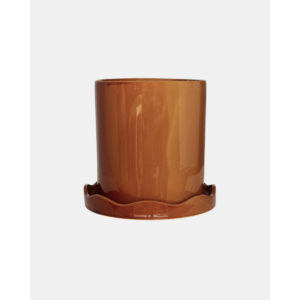 NAMI - Blómapottur, amber 16.5cm