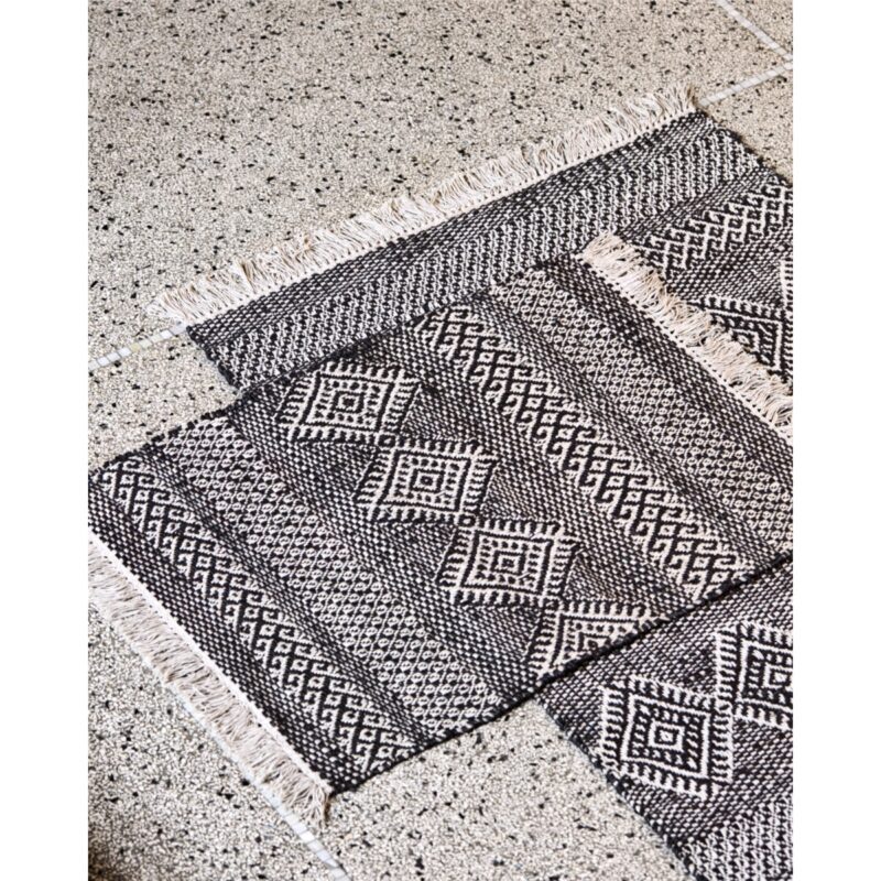 ETHNIC - Motta, svört/hvít 90x60cm - Image 3