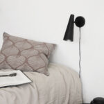 PRECISE - svart veggljós, 21cm