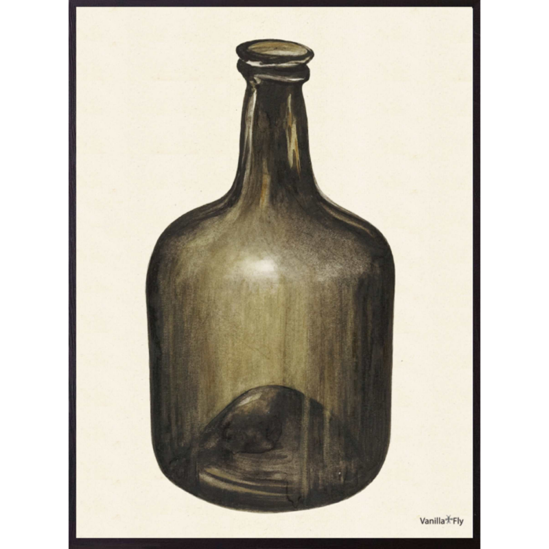 Mynd Bottle 30x40cm án ramma