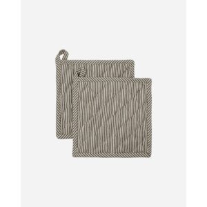 CHEF - Pottaleppar, dark grey 2stk