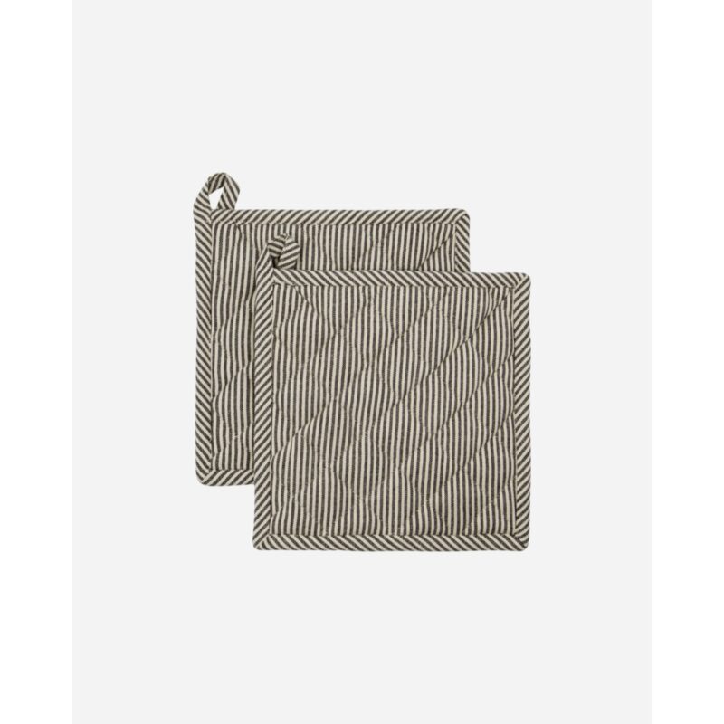 CHEF - Pottaleppar, dark grey 2stk