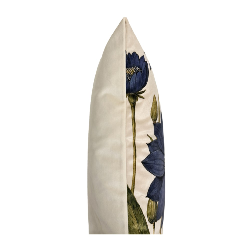 Blue Velvet Bloom - púði - Image 4