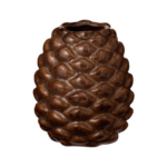 Cone vasi brún  h:9,8 d:8,3cm