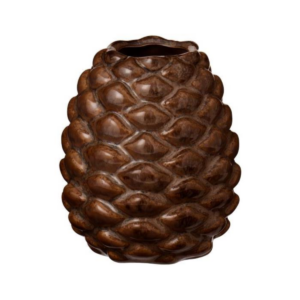 Cone vasi brún  h:9,8 d:8,3cm
