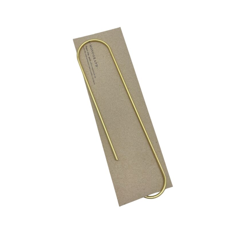 MEGA - bréfaklemma, brass l: 25cm