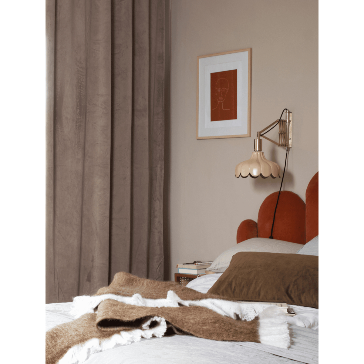ESTELLA - Gardínur, Sand 135x320cm - Image 3