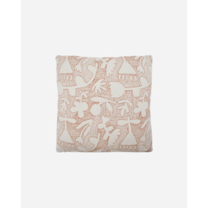 SARI - Púði, krem/brúnn 50cm