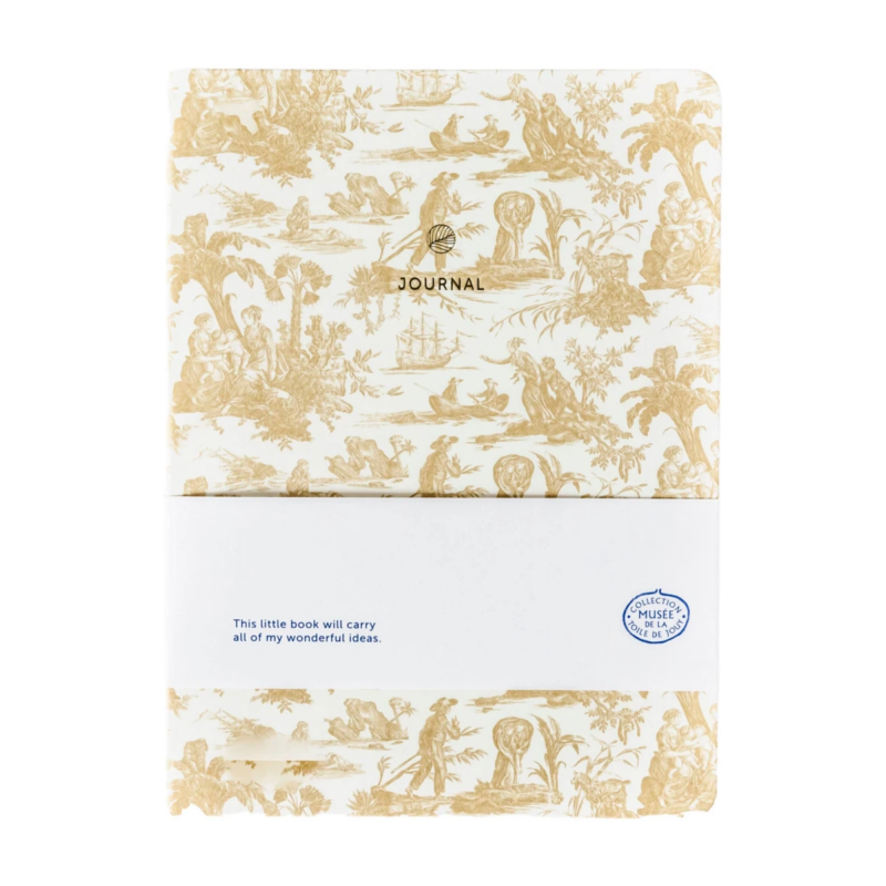 A. Journal, Notebook - Toile de Jouy