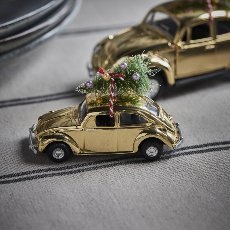MINI Xmas bíll - gylltur - Image 4