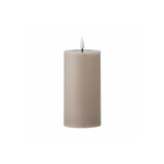 PONZA - LED kubbakerti, beige 7,5x15cm