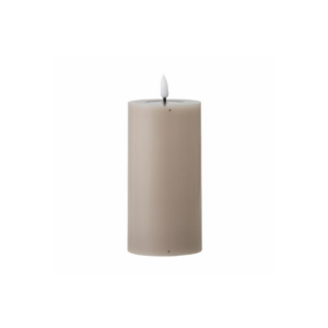 PONZA - LED kubbakerti, beige 7,5x15cm