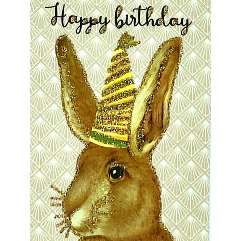 Kort - Kanína "Happy birthday"