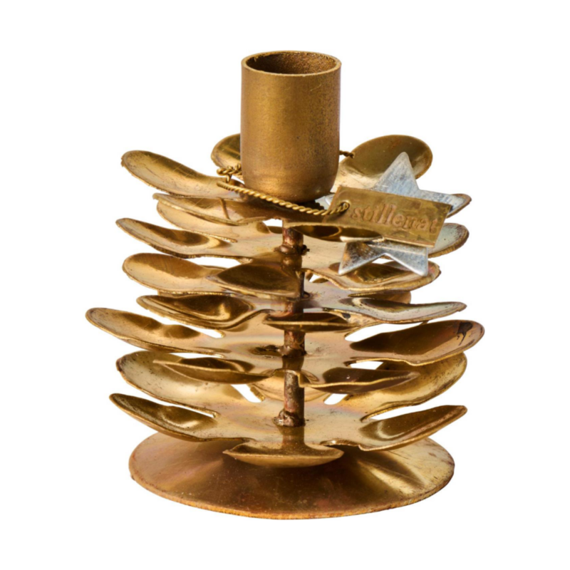 GLORIA - Kertastjaki, brass 6.5cm