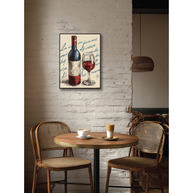 Mynd Wine 30x40cm án ramma - Image 2