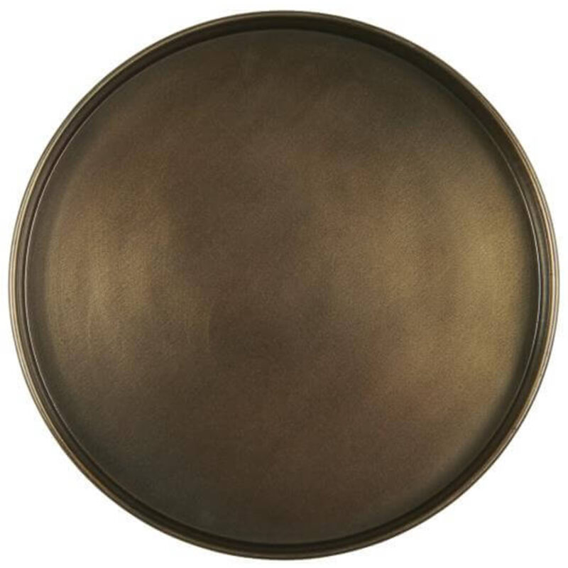 Kertabakki m/kanti - brass, 19cm