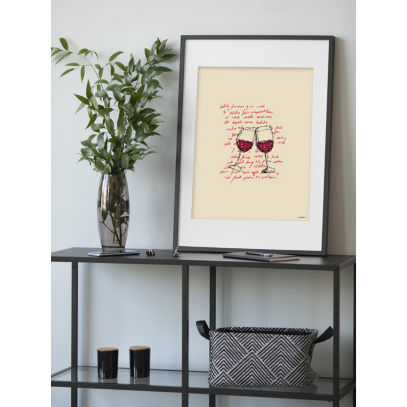 Mynd Cheers 30x40cm án ramma - Image 2