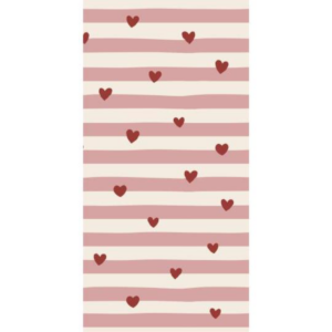 Servíettur - red hearts