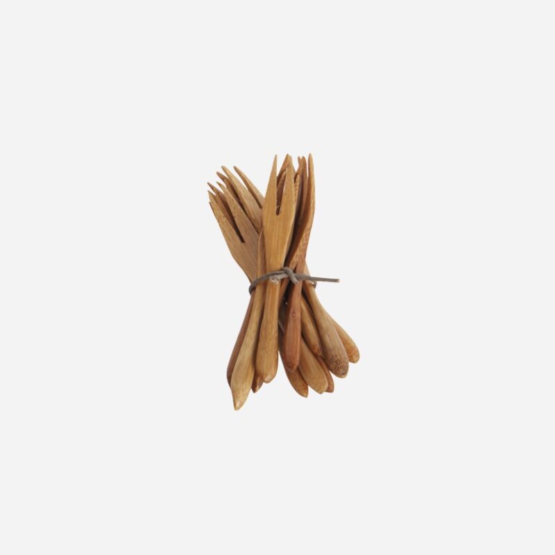 Bambus Gaflar, 9cm - 12stk