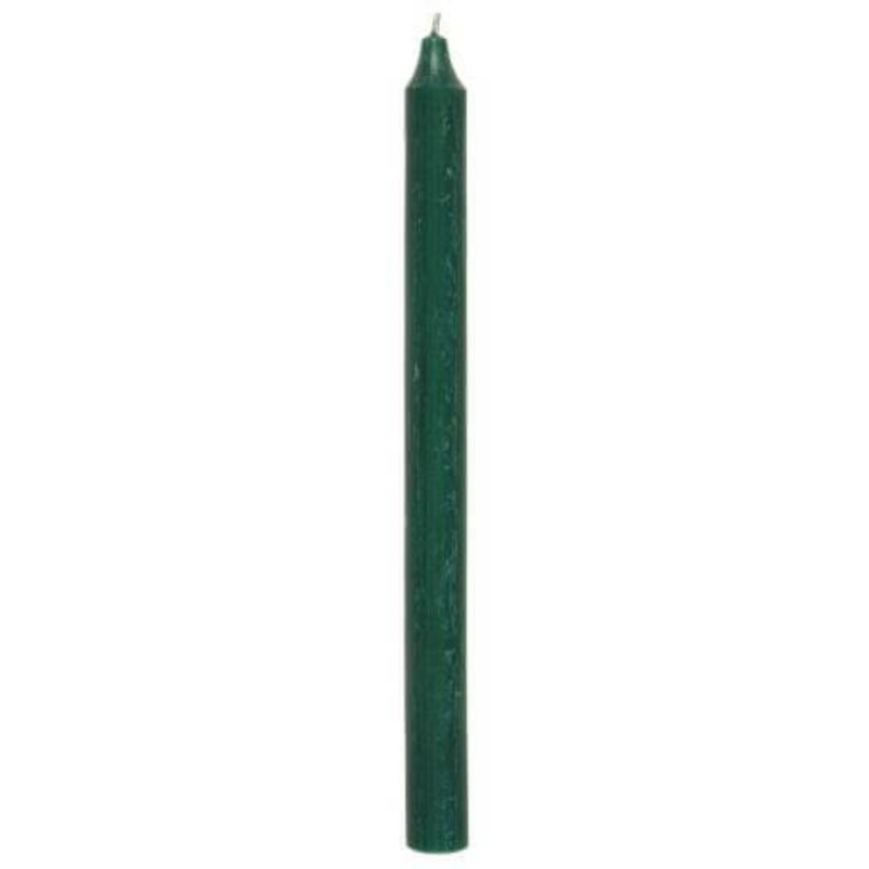 Stjakakerti - dökk græn, 29cm