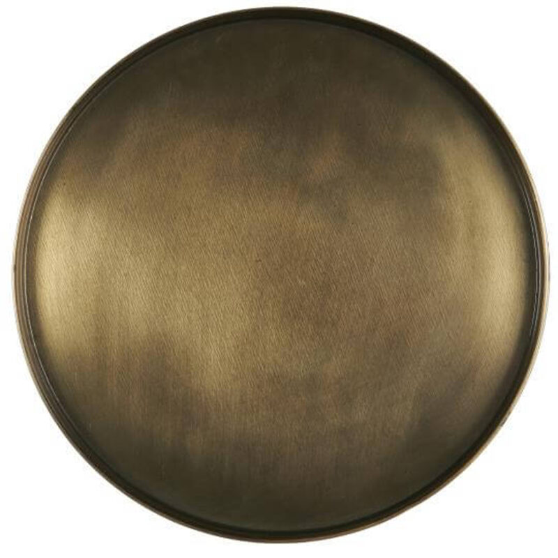 Kertabakki m/kanti - brass, 22cm