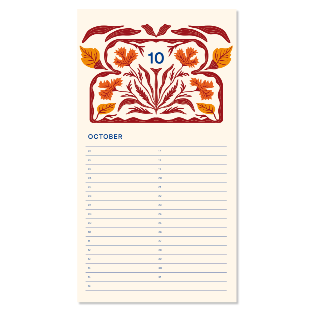 A. Journal - Afmælis dagatal, Flower Vase - Image 2