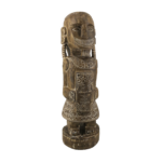 Carved Primitive Totem 25x25x100cm